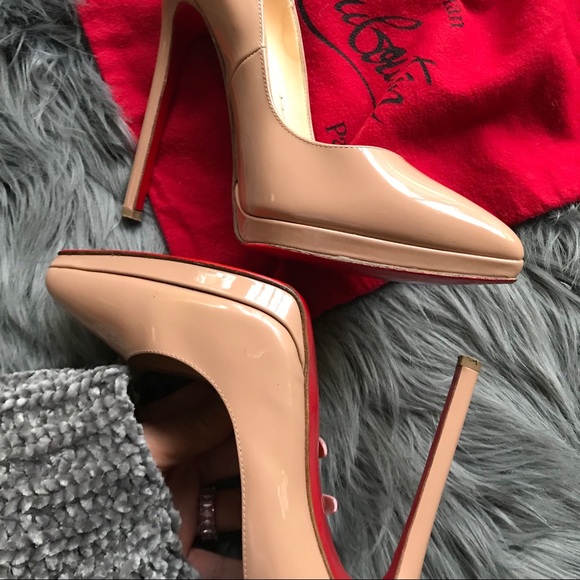 Sold Christian Louboutin 🌹 140mm Pigalle Plato 38 - Picture 3 of 8
